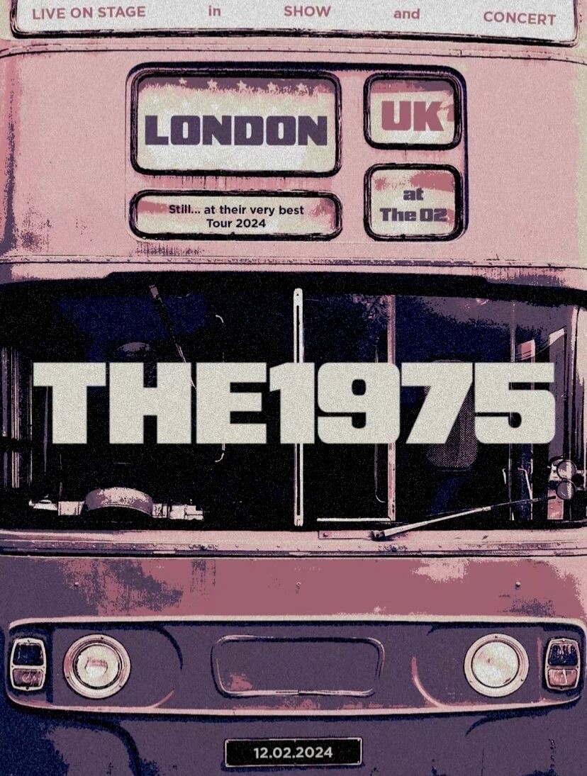 The 1975 London 2024 A3 A4 Print Poster Wall Album Decor Unframed