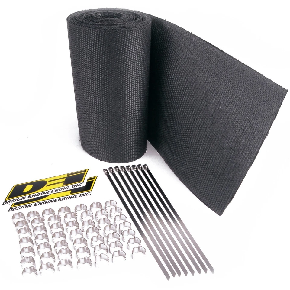 Auspuff Krümmer Hitzeschutzband - DEI Speed Sleeves Black Kit - 4/6 Zylinder NEU - Bild 2 von 2