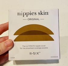B-Six Nippies Skin Nipple Cover - 1 Pair Size A-C Cup COCO COLOR
