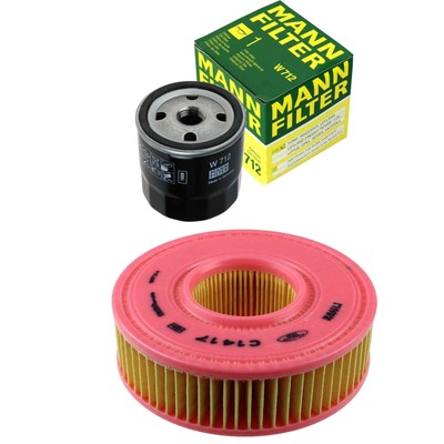 MANN-FILTER Ölfilter Luftfilter passend für Austin Mini Morris