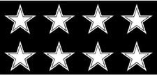 Dallas Cowboys Vinyl Decals Phone laptop Sports Small Stickers Set of 8
