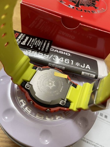 CASIO G-SHOCK 5600 GW-B5600FB-4JR Rojo Amarillo JAPÓN LIMITADO Nuevo en Caja - Imagen 10 de 10