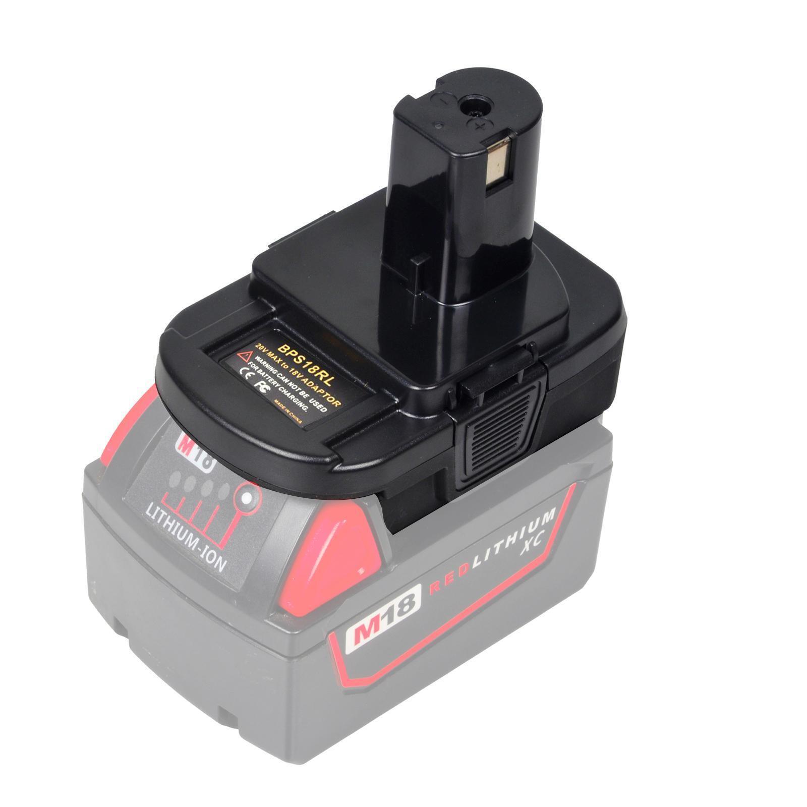 Adapter For Porter-Cable Black Decker 20V Battery-To 18V-Tool Ryobi хш