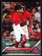 Ceddanne Rafaela Red Sox Call-Up 1st Hit vs Astros 2023 Topps Now 781 SP Base RC
