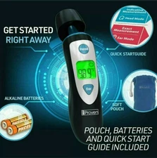 NEW Sealed iProven Ear & Forehead Thermometer with Fever Alarm DMT- 489 BL Black