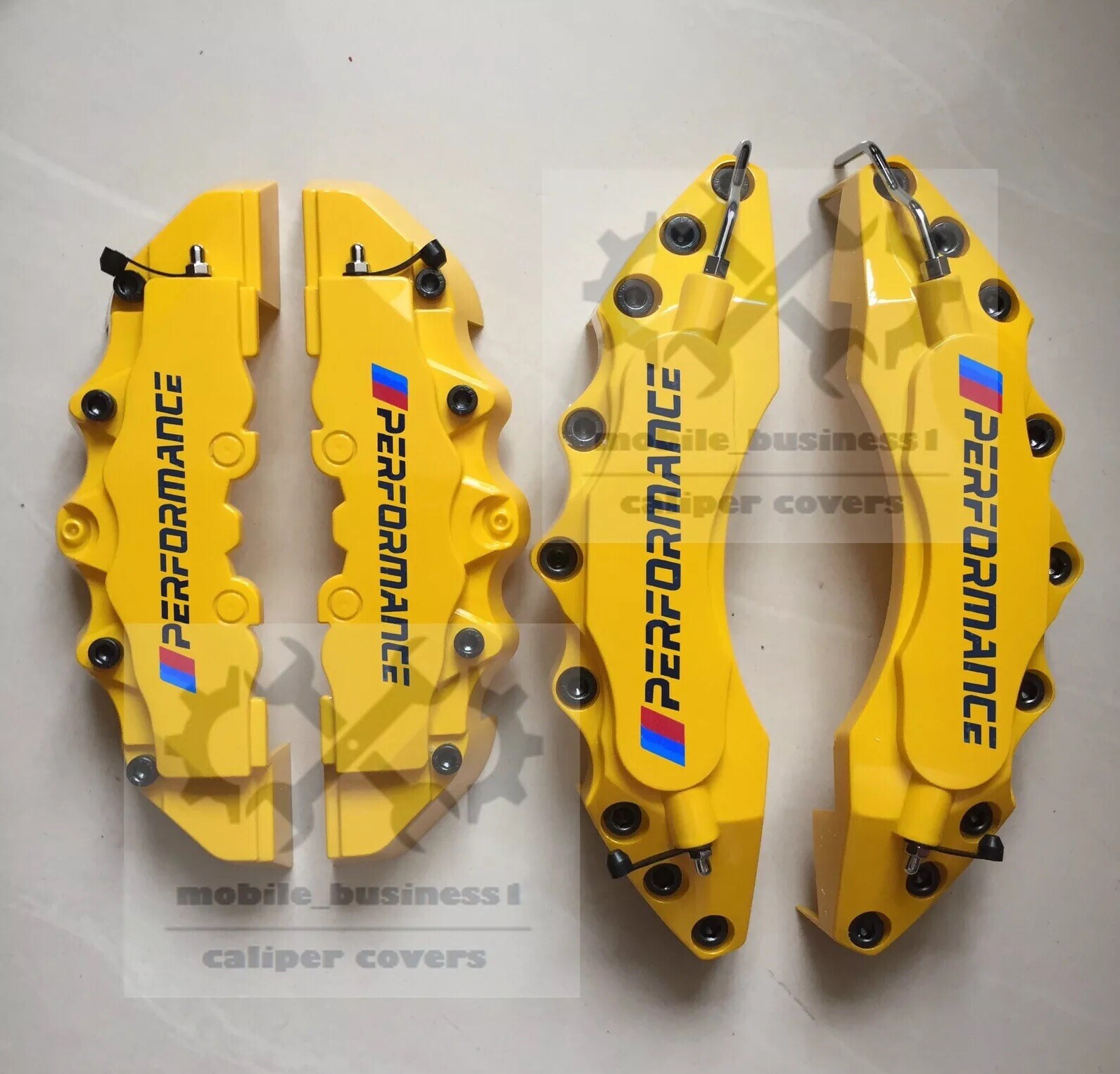 Yellow M Performance Brake caliper covers bmw 320d 420d 520d X3 X2 X1