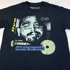POSTY CO. POST MALONE WAITING FOR NEVER TOUR CONCERT T SHIRT Mens S Streetwear