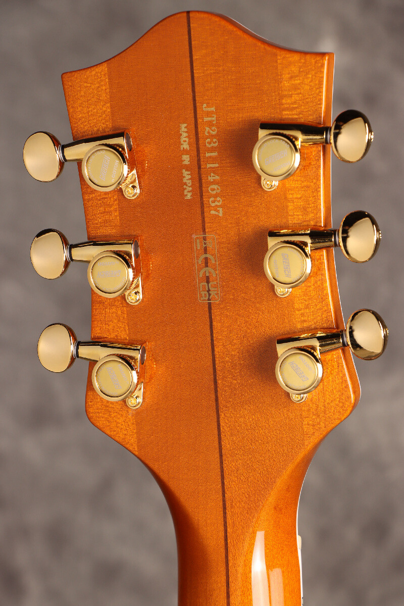 Gretsch G6120TGDS Players Nashville DS Gold Hardware Roundup Orange