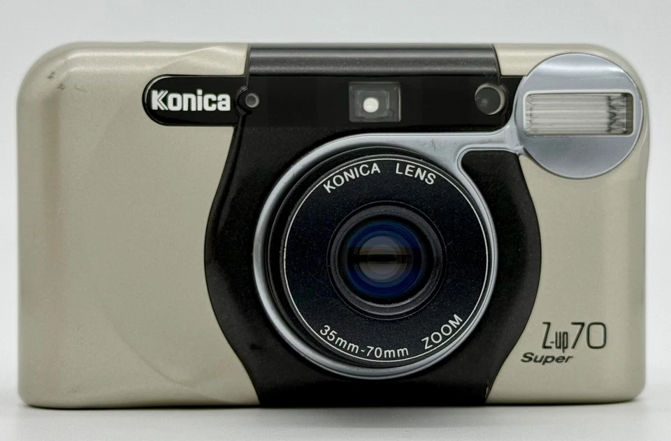 Konica Z-Up 70 Super Point & Shoot Film Flash Camera 35mm 70mm - Tested - Image 4 of 4