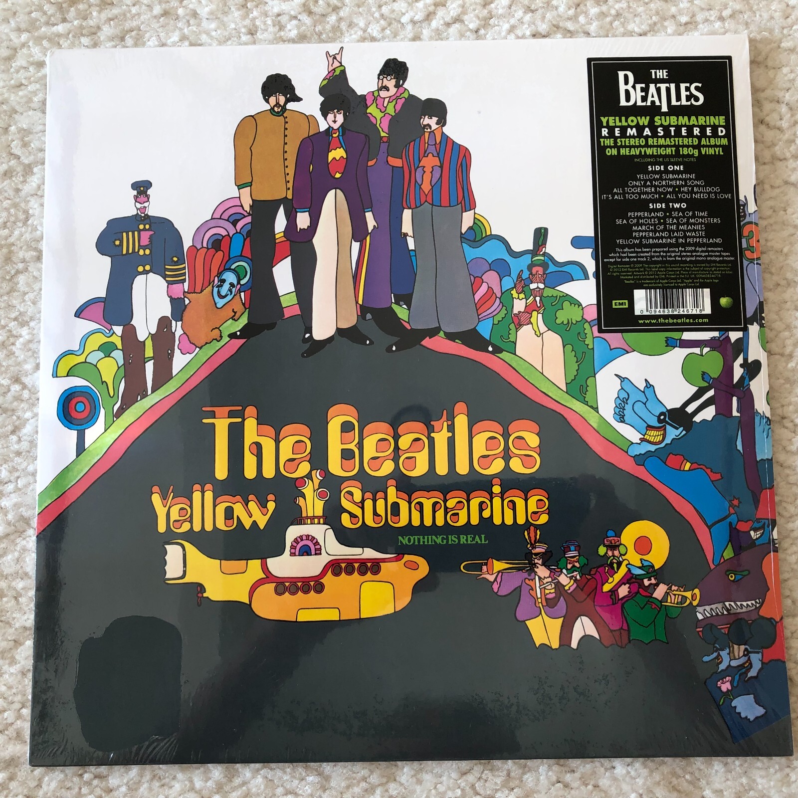 BEATLES " YELLOW SUBMARINE " 2009 EMI APPLE PCS 7070 ( 180 G )