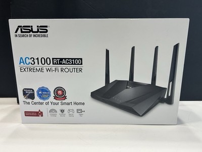 ASUS AC3100 RT-AC3100 Extreme Wi-Fi Router Smart Home Gaming Dual-band Gigabit