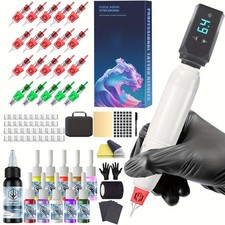 Lightweight Ergonomic Precise Sturdy Versatile Practical Wireless Tattoo Pen Set