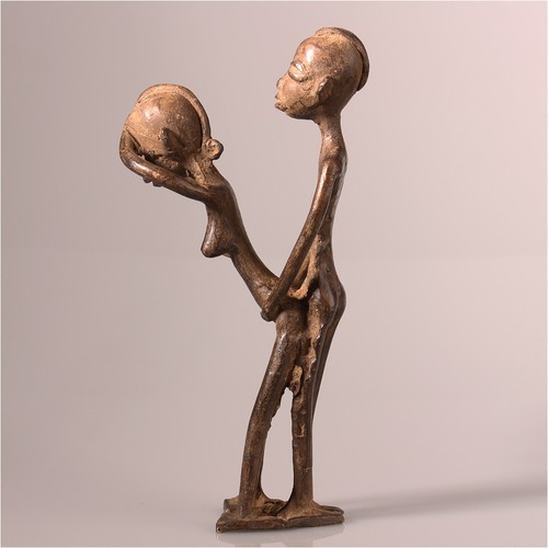 14216 Statue En Bronze Lobi