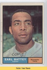 1961 Topps Earl Battey #315 READ 0n0
