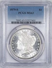 1879-S PCGS MS63 Morgan Silver Dollar San Francisco Mint Uncirculated BU+