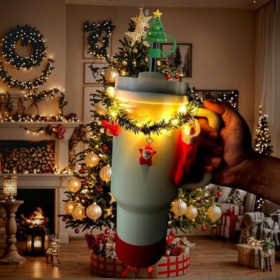 12pc Christmas Stanley Cup Accessories Set for 40/30oz Tumbler