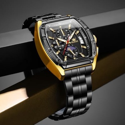black and gold dress watch Audemars Piguet Ovale Yellow Gold Dress Watch