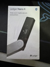 Ledger Nano x Crypto Hardware Wallet brand new sealed box