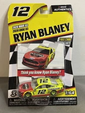 Ryan Blaney 2020 Menards/ Jack Links 1/64 Nascar Authentics Diecast