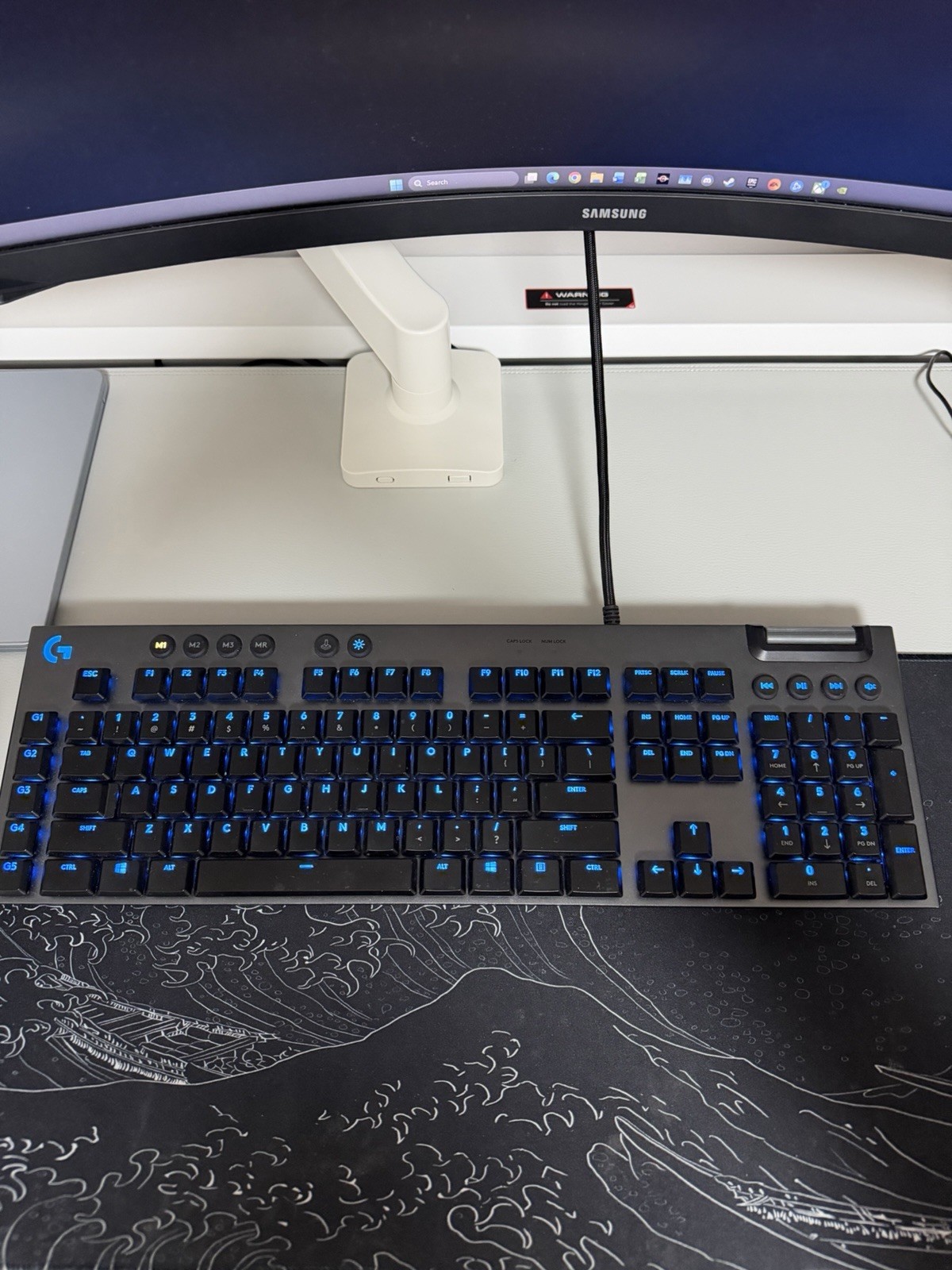 Logitech G815 RGB Mechanical Gaming Keyboard - Black
