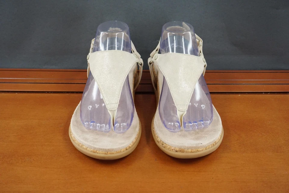 Vionic Kirra II Slingback Sandals Shoes Womens Size 8 Beige Cork Comfort Thong - Image 2 of 4