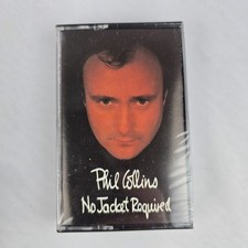 FACTORY SEALED Phil Collins NO JACKET REQUIRED Cassette Tape 1985 Atlantic...