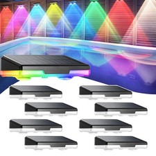 4-20 x LED Solar Powered Fence Wall Lights Garden Lamp Step Path Decking Outdoor