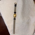 🎦Reserved [Exc+5] GUCCI 6300L Horsebit Black Dial Gold Qz Women's Watch JAPAN — photo 5