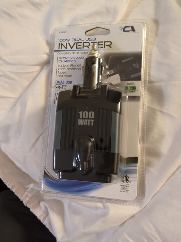 Custom Accessories 100 Watt Dual USB Power Inverter - Turns 12v To 115VAC! 10888