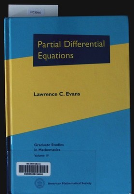 Partial differential equations. Graduate studies in mathematics; 19. Eva 2547546