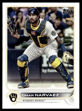 2022 Topps Omar Narvaez Milwaukee Brewers #139