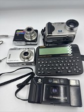 Lot of 4 Non-Working Cameras Sony Cyber Shot Minolta Ge Franklin