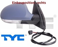 Tyc 337-0135 AußEnspiegel Rechts Spiegel AußEn FüR Vw