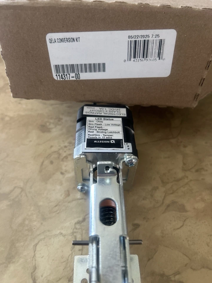 Kit de conversión de retracción de pestillo eléctrico silencioso Von Duprin #114317-00 Foto 2 de 3