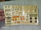 Original Marx American Airlines Jetport Playset Decal Sheet