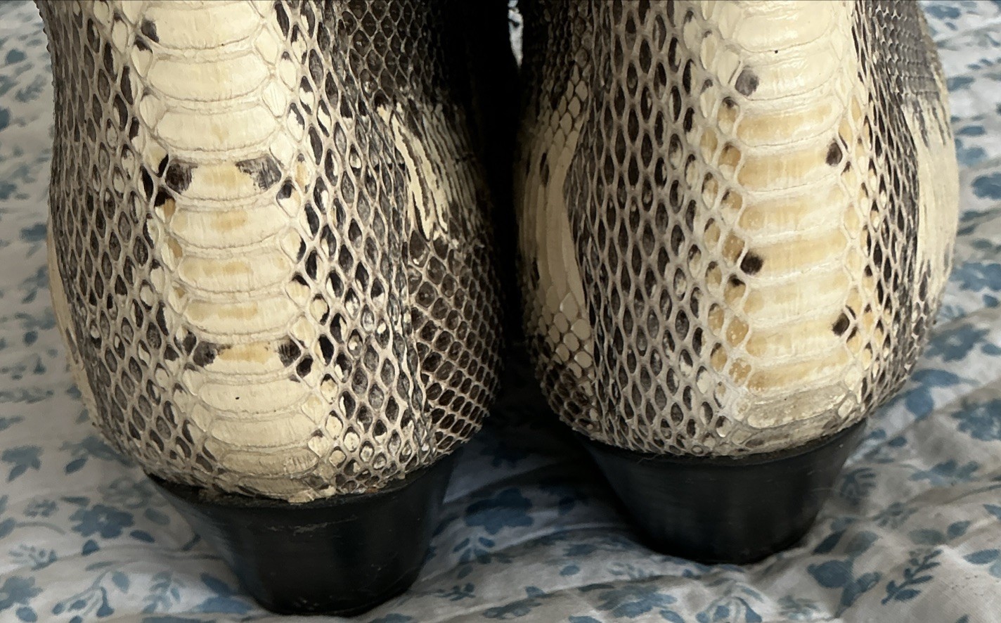 Vintage Acme Python Snakeskin Western Cowboy Boot… - image 8