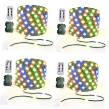 Battery Operated String Lights Pack , 16.5ft 50 LED Fairy 4 Green Wire - Multi