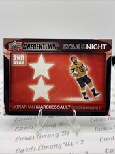 2021-22 UD Credentials Star of The Night #2S-1 Jonathan Marchessault