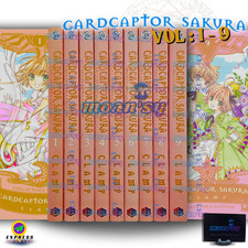 Cardcaptor Sakura Collection Edition Vol 1-9 Manga Fumetti Inglese Nuovo Morsetto