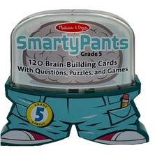 Melissa and Doug Smarty Pants Grade 5, 120 Brain Building Cards, Homeschooling