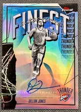 2025 NBA DILLON JONES Topps Finest Autographs Auto Refractor