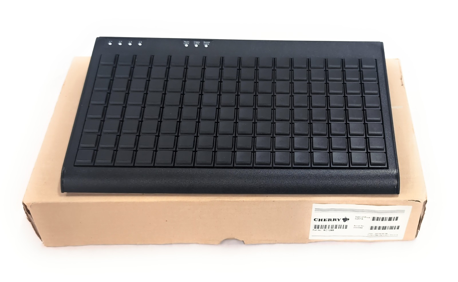 New Cherry RC128B 128 Key Point of Sale POS Programmable Key