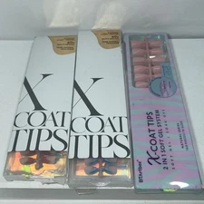 3 New Sets BTArtBox Press On Nails Short/Medium Almond Shape Slightly Damaged Bo