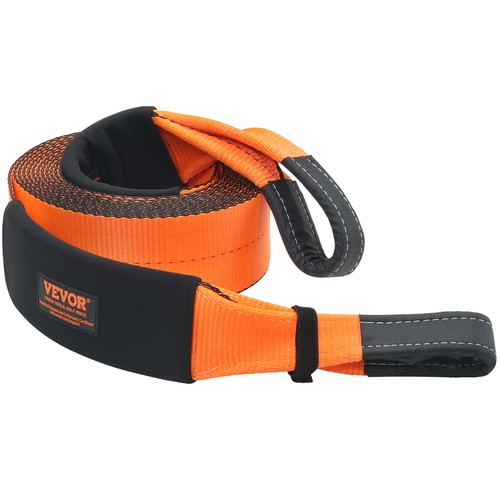 VEVOR Car Tow Cable Towing Strap Rope 46500 lbs 30 ft Emergency Heavy Duty Strap - Picture 11 of 12