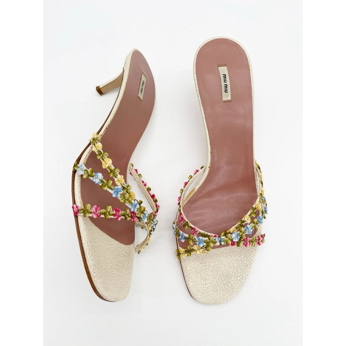 Women's Floral Miu Miu Sandals for sale | eBay