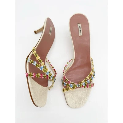 Women's Floral Miu Miu Sandals for sale | eBay