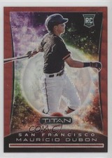 2020 Panini Chronicles Titan Ruby Wave 172/199 Mauricio Dubon #23 4z8