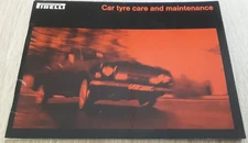 Pirelli Car Tyre Care & Maintenance Brochure 1968 - Cinturato  Etna  Sempione