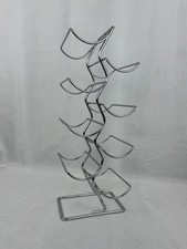 Modern Style Wine Rack for 8 Bottles, Large, Chrome