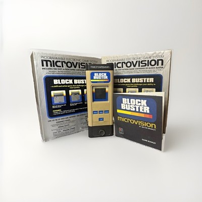 Milton Bradley Microvision Block Buster Handheld Electronic Game 1979